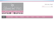 Tablet Screenshot of hochzeitssaengerin-meli.de